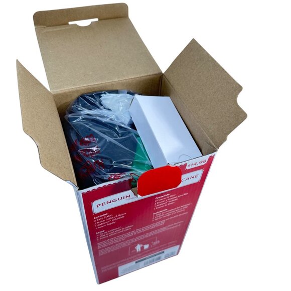 Holiday Time Inflatable Penguin w/ Candy Cane - LED 3.5' - NIB - Picture 3 of 3